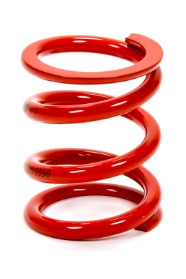 Bump Stop Spring, 2.250 in Free Length, 2.000 in OD, 750 lb/in Spring Rate, Steel, Red Powder Coat, Each - EIB-0225-200-0750