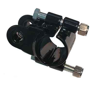 Clamp, Shock Mount, 1.5 in OD, steel, black powder coated, 90 degree position. - PPM0186-90