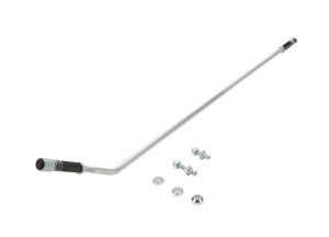 Throttle Linkage, 24 in Long Rod, 2 Quick Disconnects, Hardware Included, Aluminum, Natural, Universal, Kit