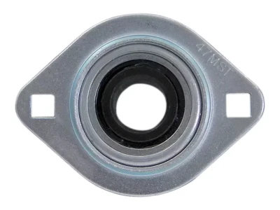 Flange Bearing, Steering Shaft, Floor / Firewall Mount, 3/4 in Spherical Bearing, Steel, Natural, Each - PPM9192