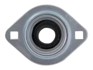 Flange Bearing, Steering Shaft, Floor / Firewall Mount, 3/4 in Spherical Bearing, Steel, Natural, Each