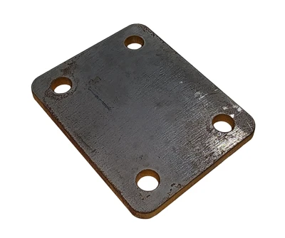 Tab, Plate, Bumper, Front, Longhorn style, steel, each - PPM-061