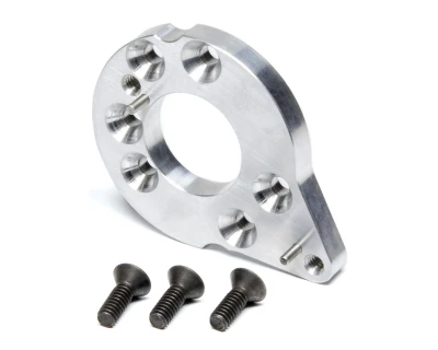 Fuel Pump Adapter Spacer, Hex Drive Power Steering Pump to Fuel Pump, Aluminum, Clear Anodized, Each, Waterman Type - SWE301-61002