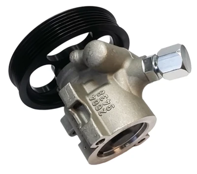 Power Steering Pump, 3 gpm, 1300 psi, 6 groove Serpentine Pulley, Aluminum, Natural, Each - SWE305-60335