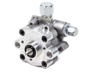 Power Steering Pump, 3 gpm, 1700 psi, 3/8 in Hex Drive, 1/4 in Fuel Drive, Aluminum, Natural, Each