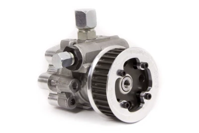 Power Steering Pump, 3 gpm, 1700 psi, 33t HTD Pulley, 3/8 in Fuel Drive, Aluminum, Natural, Each - SWE305-85839