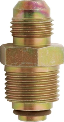Fitting, Adapter, Straight, 6 AN Male to 18 mm x 1.50 Male O-Ring, Steel, Cadmium, Power Steering Systems, Each - PPM440618