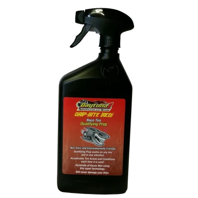 Daytona1 Grip-Bite Qualifying Tire Prep (Red) 32 oz Spray Bottle - DAY500-R