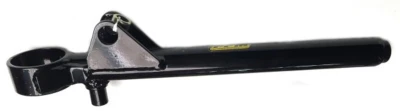 Lower Control Arm, 16-5/8 in, 2 pc, Solid Rod Eye, Press In Ball Joint, 3/4 in end, Steel, Black Powdercoated - PPM16516-P