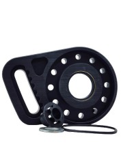 Pinion Mount, Bolt-On, 8 Position, Aluminum, Black Anodized, Quick Change, Climber Kit XR1.2
