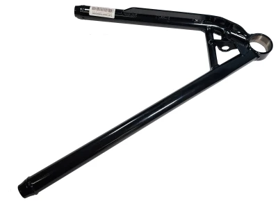 Lower Control Arm, RF,1 pc, Screw In Ball joint, 24 Longhorn, 20-1/8 in, Drop Shock Mount,  Powercoated Black, Steel, 3/4 RH - PPM16520-L24