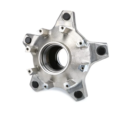 Wide 5 Wheel Hub, Front, Includes Races, Dust Cap, and Standard Studs, Aluminum, Natural Finish, Each. - WIN6606-FX5