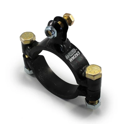 Suspension Limiter Chain Clamp, Steel, Black Zinc Oxide, 3 in OD Axle Tubes, Each. - WM293