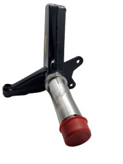 Spindle, Late Model, Mastersbilt GenX, 3.5/.810, Driver Side, Steel, Black Powder Coated, Chrysler K727, Each