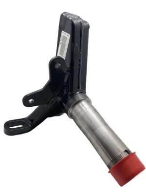 Spindle, Late Model, Victory, 3.5/1.25, Front Brake Mount, Bung Steering, Driver Side, Steel, Black Powder Coated, Chrysler K727, Each - PPMV154