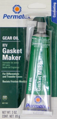 Sealant, Gear Oil RTV, Silicone, 3 oz Tube, Each - PEX81182
