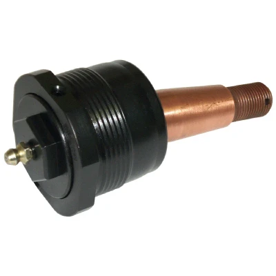Ball Joint, Precision, Take-A-Part, Greasable, Lower, Screw-In, 1.500 in/ft Taper, 3.82 in Stud, 5/8-18 in Thread, Hardware Included, Aluminum Cap, Black Anodized, Each - HOW22412