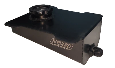 Tank, Rear End, 10 AN outlet, O ring Lid, Aluminum, Black Anodized, Each - PPM02011