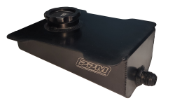 Tank, Rear End, 10 AN outlet, O ring Lid, Aluminum, Black Anodized, Each