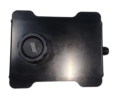 Tank, Rear End, 10 AN outlet, O ring Lid, Aluminum, Black Anodized, Each - PPM02011