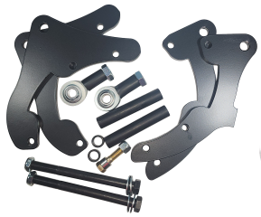 Longhorn Lift Bar Mounting Kit, Includes: Upper Link Plates- x2, Lower Link Mounts- x2, 5/8I.D. Crosstubes- x2, 5/8x 8in. Bolt- x2, 5/8I.D. Washer- x4, 5/8 Full Nylon Nut- x2, 5/8I.D. 1/2in. Long Steel Bushing- x2, Kit.