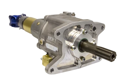 Transmission, Second Gen Ball Spline, Manual, 2-Forward Speeds, Reverse, Internal Hydraulic Clutch, 10 Input Spline, Aluminum Case - BERSG-1500