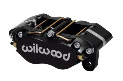 Brake Caliper, Narrow Dyna Pro, 4 Piston-1.75 in , Billet Aluminum, Black Anodized, 12.72 in OD Max x .810 in Thick Rotor, 3.500 in Lug Mount. - WIL120-9736