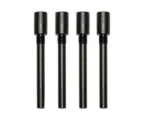 Brake Caliper Bolt, 7/16-20in., 3-3/8in. Long, Allen Head, Grade 5 Steel, Black Oxide, GM Slide Bolt, Set Of 4.