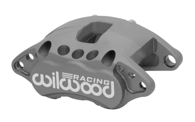 Brake Caliper, D52-R, 1 Piston, Aluminum, Gray Anodized, 2.75 in piston, 12.190 in OD x 1.28 in Thick Rotor, 7.060 in Floating Mount, D52R Pads, - WIL120-15612