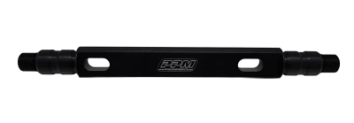 Control Arm Cross Shaft, Upper, Slotted, Aluminum, Black Anodized, SLF series, Each - PPM6000ALF