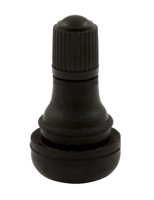 Valve Stem, Pull Through, 5/8 in Rim Hole, Rubber, Black, Each - PPM200100