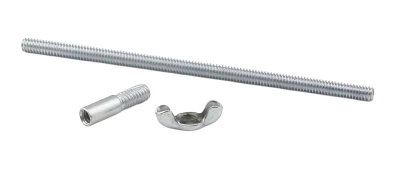 Air Cleaner Stud, 1/4-20 in Thread, 5/16-18 in Adapter, 5-3/4 in Long, Steel, Zinc Plated,Kit - MRG6399