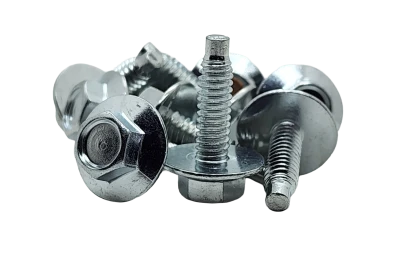 Bolt, Flanged, 1/4-20 in thread, 7/8 in length, Clear Zinc, Body Bolt, 10 pack - PPMZ-211S