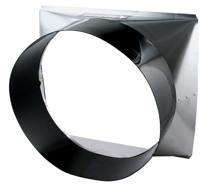 Fan Shroud, 23 in Wide, 19 in Tall, 9-3/4 in Deep, Aluminum, Black / Natural, 17 in Diameter Fans, 28 in Radiators, Each - PPM626-30110