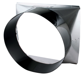 Fan Shroud, 23 in Wide, 19 in Tall, 9-3/4 in Deep, Aluminum, Black / Natural, 17 in Diameter Fans, 28 in Radiators, Each