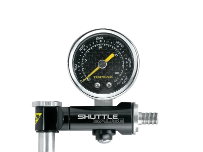 Topeak Shuttle Gauge With Hard Shell Bag, ANALOG gauge, use measurement gauge 300 psi - PPMS-7791-147