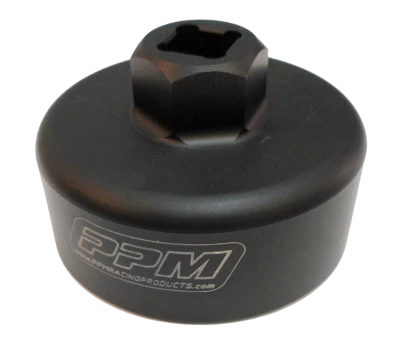 Spindle Nut Socket, 1/2 in Drive, Aluminum, Black Anodized, 2-3/8 in Spindle Nuts, 3/4 ton W5 - PPM1210-11000