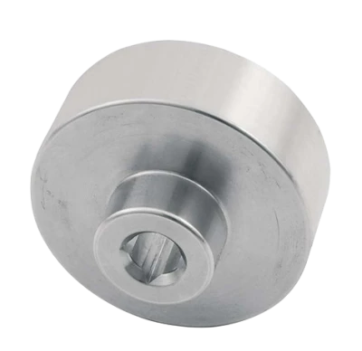 Spindle Nut Socket, 1/2 in Drive, Aluminum, Clear Anodized, 2-5/8 in Spindle Nuts, 1 Ton W5 Hub - PPM1210-10114
