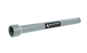 Lug Nut Socket, Pit Socket, 1/2 in Drive, 12 in Long, Steel, Gray Powder Coat, 1 in Lug Nuts, Each