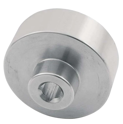 Spindle Nut Socket, 1/2 in Drive, Aluminum, Clear Anodized, 2-7/8 in Spindle Nuts, 5 x 5 hub 2.5 in hub - PPM1210-10115
