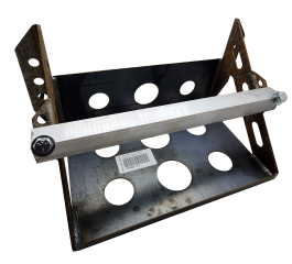 Battery Tray, 11 in Length x 7 in Wide, Hardware Included, Steel, Natural, Kit