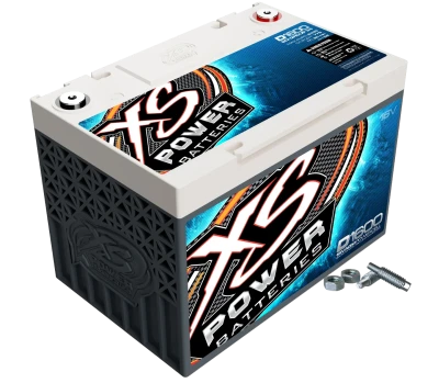Battery, D Series, AGM, 16V, 775 Cranking amp, Threaded Terminals, Top Terminals, Studs Included, 10.24 in L x 7.20 in H x 6.75 in W, BCI Group 34, 50.38# - XS-D1600