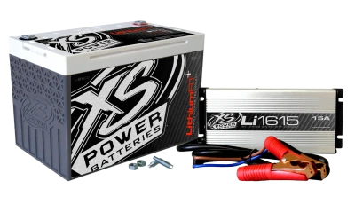 Battery, LI Series, 16V, 1080 Cranking amp, Top Post Screw-In Terminals, 8.5 in L x 2.625 in H x 3.5 in W, Li1615 charger - XS-LiS1600CK