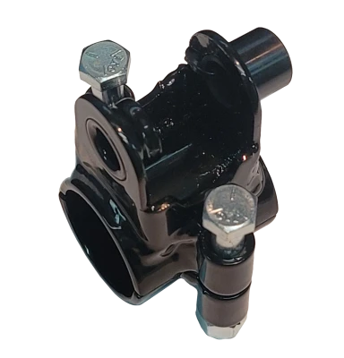 Clamp, Shock Mount, 1.5 in OD, steel, black powder coated, 90 degree position. - PPM0186-90