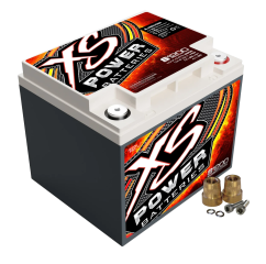 Battery, S Series, AGM, 12V, 725 Cranking amp, Threaded Terminals, Top Terminals, 7.97 in L x 6.75 in H x 6.69 in W, 34.25#