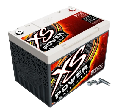 Battery, S Series, AGM, 16V, 500 Cranking amp, Threaded Terminals, Top Terminals, Studs Included, 10.24 in L x 7.20 in H x 6.75 in W, 30.95# - XS-S1600