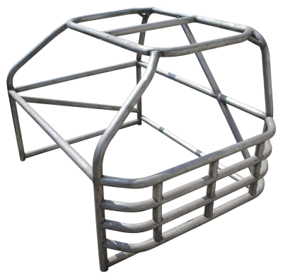 1970-1977 GM A-Body Roll Cage, Deluxe, 4-Point, Weld-On, 1.75in. Diameter, 0.095in. Wall, Steel, Natural, Kit. - ALL22102