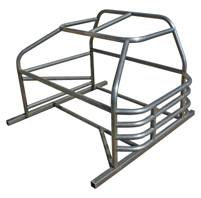 1998-2011 Ford Focus Roll Cage, 4-Point, Weld-On, 1.75in. Diameter, 0.095in. Wall, Steel, Natural, Kit. - ALL22098