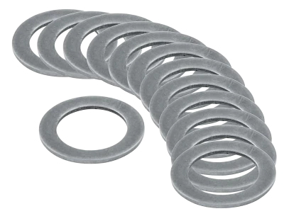 Centerlink Shims, 0.030 / 0.060 in Thick, Steel, Zinc Oxide, Allstar Adjustable Centerlinks, Set of 12 (6ea. Size). - ALL99088