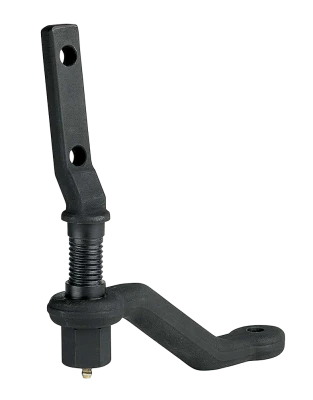 Idler Arm, Adjustable, 1.500 in/ft Taper, Forged Steel, Black Paint, 1978-88 GM Metric Cars, Each. - ALL56341